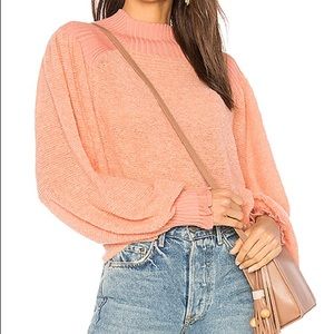 Free People ElderFlower Sweater Pink